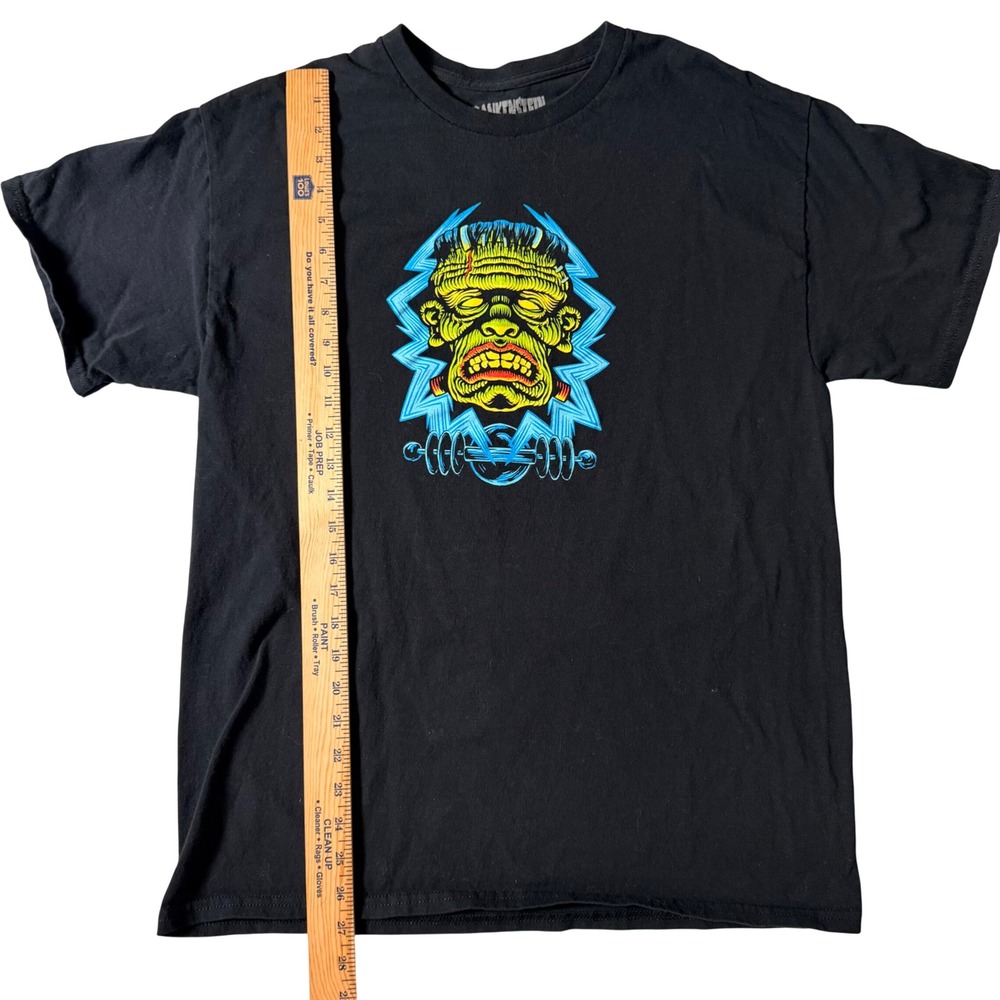 Loot Crate Frankenstein Universal Monsters Graphic Tee Black Mens Large‎ Excl - Picture 11 of 15